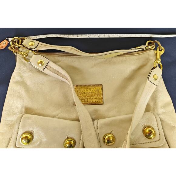 Coach Poppy Pocket Hobo 14681 – Ivory Shoulder Bag, Double Front Pockets - Picture 7 of 8